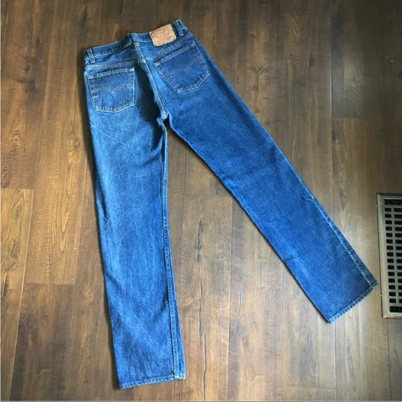 Vintage Levis 501s jeans.